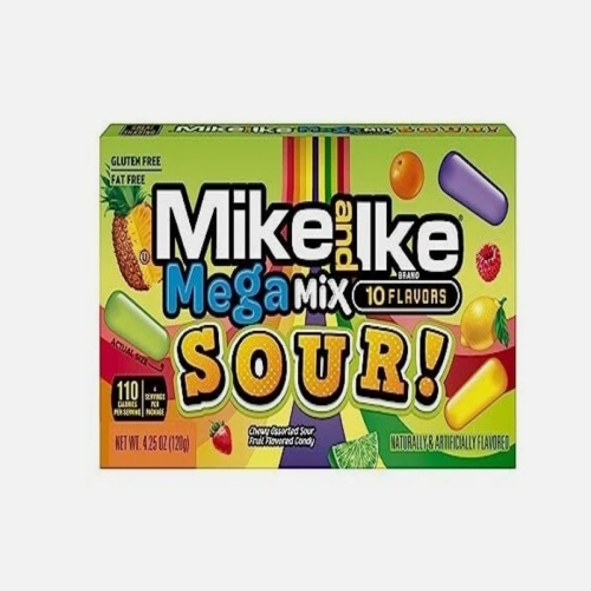 Mike and ike mega mix sour 120gr